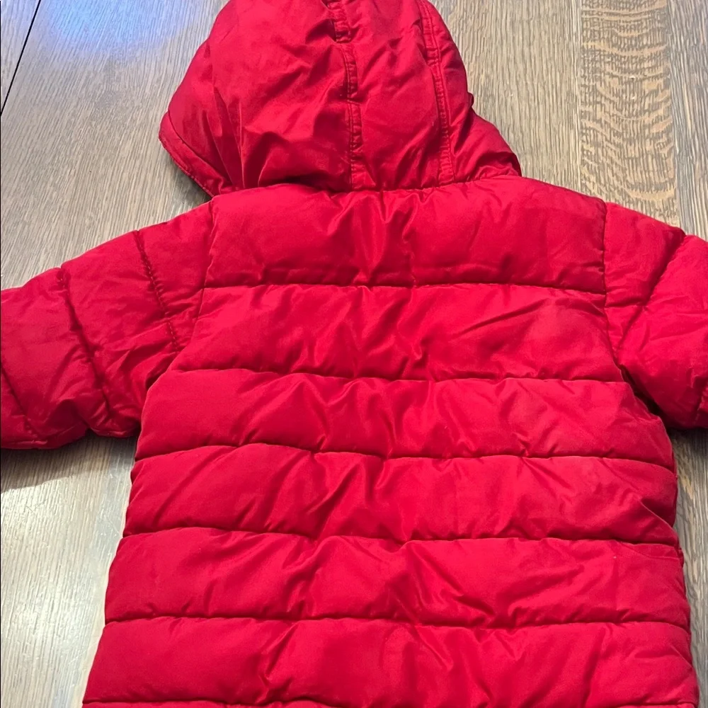 GAP Bright Red Kids Puffer Jacket